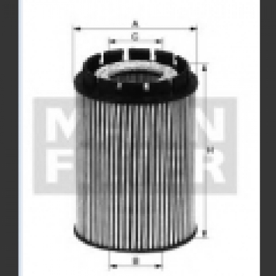 Filtru ulei lung Opel Astra G Z14XEP MANN